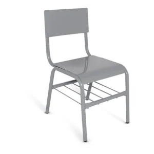 SILLA DE LAMINA STEEL CON PARRILLA