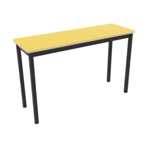 MESA BINARIA 120X40X75CM CUB. TRIPLAY C/LAM PLASTICO