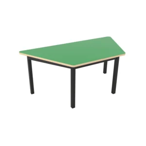 MESA TRAPEZOIDAL INF. 120X60X50CM CUB. TRIPLAY C/LAM PLASTICO